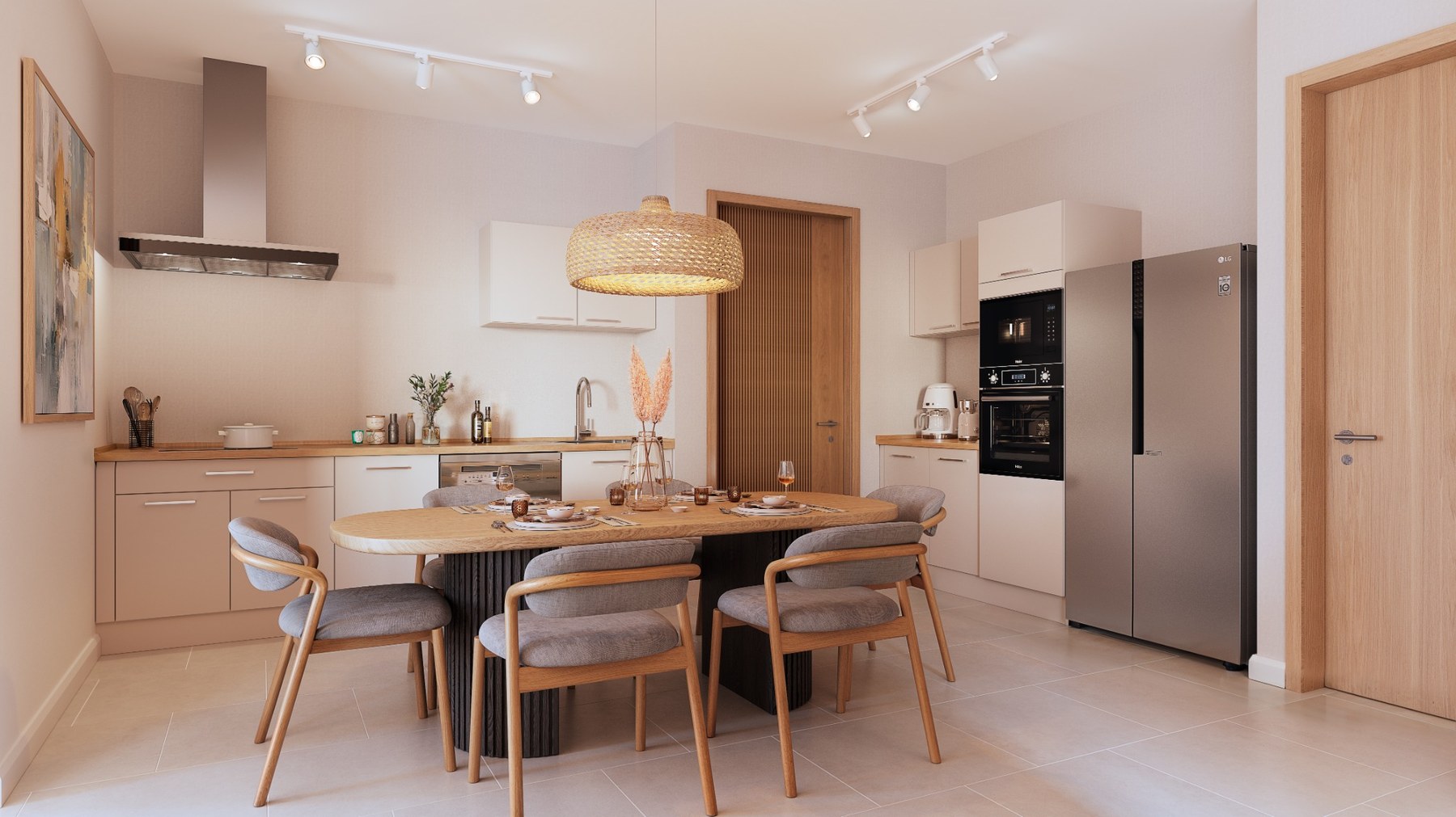 The Dualis Apartments kitchen