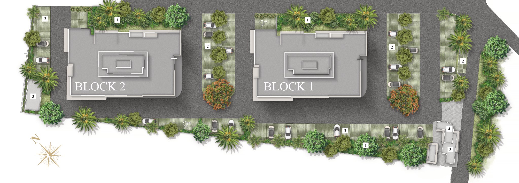 The Dualis Apartments masterplan